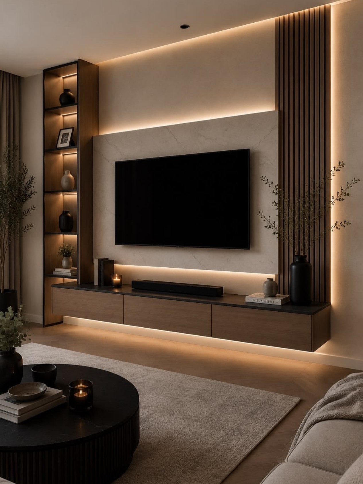 Luxury media wall 3